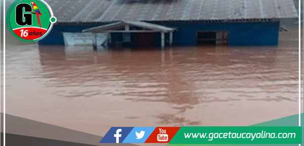 Loreto: desborde del río Pisqui deja 59 viviendas inhabitables