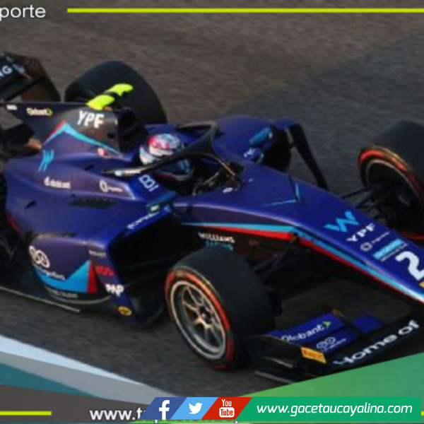 Franco Colapinto cerró los test de Fórmula 2 en Abu Dhabi