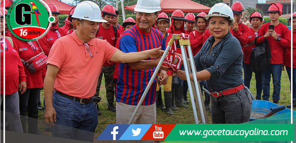 Alcalde de Manantay Inicia Trabajos de Embellecimiento en Parque Martha Chávez II
