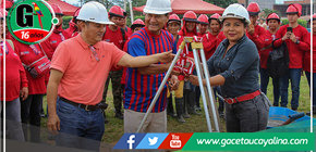 Alcalde de Manantay Inicia Trabajos de Embellecimiento en Parque Martha Chávez II