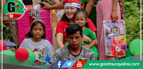 Niños de la Cuenca de Masaray recibieron Chocolatada y juguetes por navidad