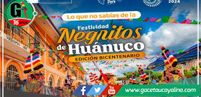 Esperan 50,000 turistas en Huánuco con festividad Danza de los Negritos Edición Bicentenario