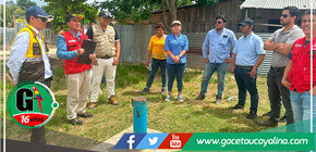 MDY y ministerio de vivienda supervisan áreas para obras de saneamiento de sector de III y IV