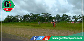 La Municipalidad de Sepahua bajo la dirección del alcalde John Salcedo Ríos impulsa el Mantenimiento Permanente del Aeródromo