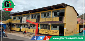 Huánuco: Escolares de un colegio continúan en local declarado dos veces en emergencia