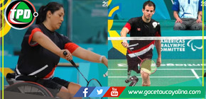 ¡Orgullo nacional! Pilar Jauregui, Pedro de Vinatea y Giuliana Póveda, oro en Parabádminton