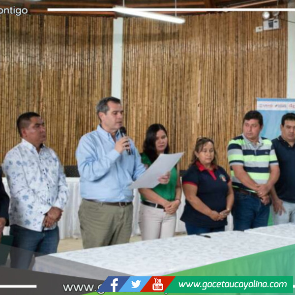 11 alcaldes firman declaración por la sostenibilidad en la provincia de Lamas