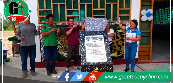 Alcalde de Tahuania Celebra la Inauguración del Moderno Local Comunal en la Comunidad Nativa Alto Aruya 