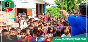 Municipalidad de Tahuania Regala Juguetes y Chocolatada en Comunidad Nativa Sempaya