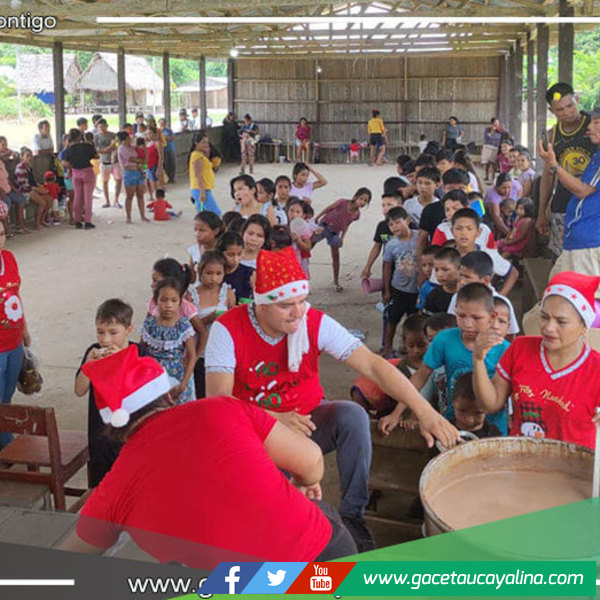 Alcalde Rodolfo Lovo Tello Ilumina Corazones con Chocolate y Juguetes en Ucayali