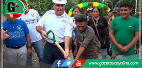 Más de dos kilómetros de vía serán enripiados en beneficio de agricultores de Irazola