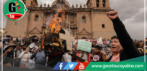 Organizaciones sociales se movilizaron a la Plaza Mayor de Cusco