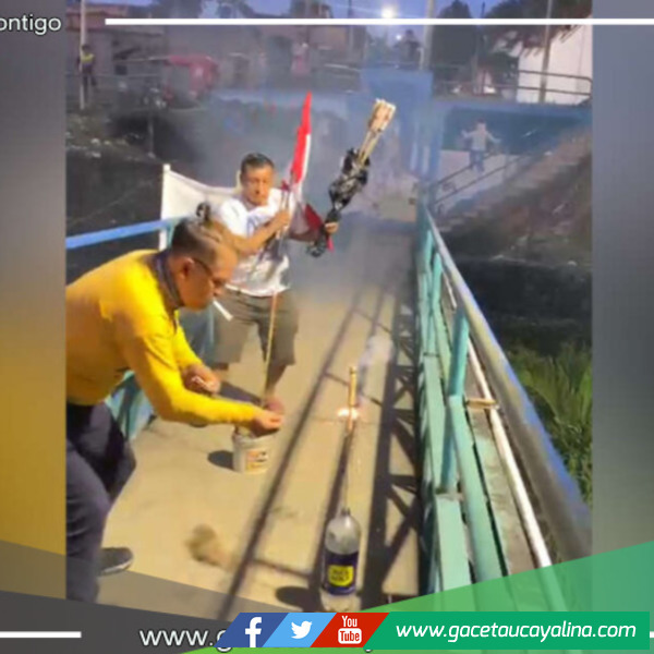 Seguidores de Alberto Fujimori festejan con bombardas en Morales tras su liberación