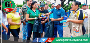 Alcalde Roger Galán participó en la apertura de la campaña de recojo de criaderos de zancudos
