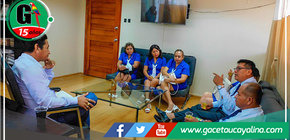 Alcalde de Manantay se reunió con el director del Cetpro Cesar Vallejo