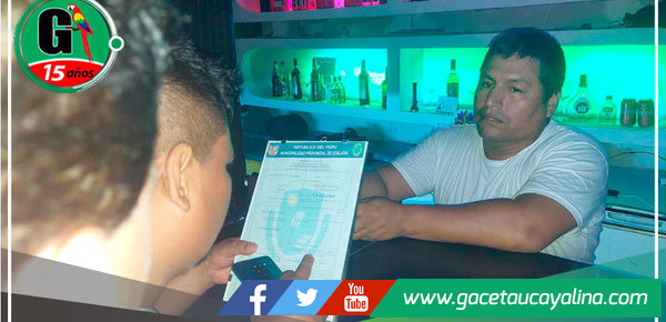 Clausuran temporalmente bares y discotecas de Atalaya, por incumplir Ordenanza Municipal en Atalaya