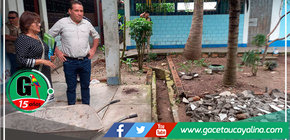 GOREU refaccionará aulas de I.E. La Inmaculada afectadas por el incendio