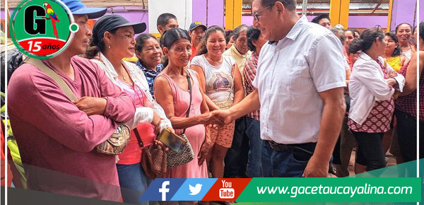 Alcalde Rodolfo Lovo Tello sostuvo reunión con la Asoc. del Mercado Señor de los Milagros en Contamana