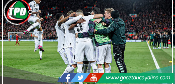 El Merengue, que perdía 2-0, revirtió el marcador y se impuso por 5-2 ante los Reds en Anfield