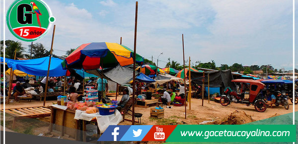 La reubicación a comerciantes de Av. Prialé en Manantay es de forma temporal