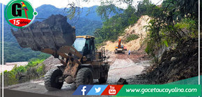 Se envió más maquinaria pesada para restablecer tránsito en la carretera Federico Basadre de Ucayali