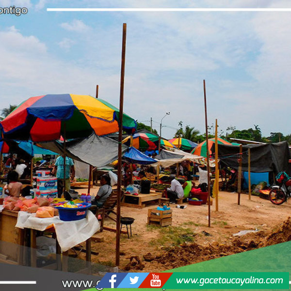 La reubicación a comerciantes de Av. Prialé en Manantay es de forma temporal
