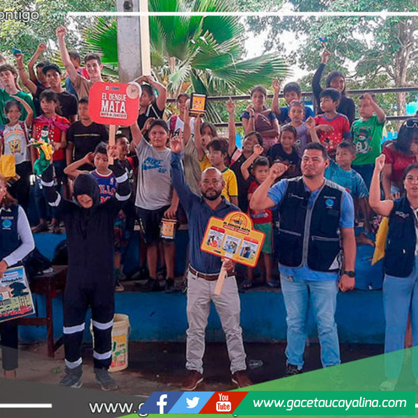 Municipalidad de Manantay participó en charla de prevención del dengue 
