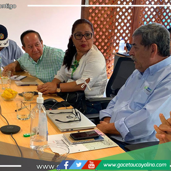 Alcalde de Atalaya participó en reunión con funcionarios de Electro Ucayali en Pucallpa