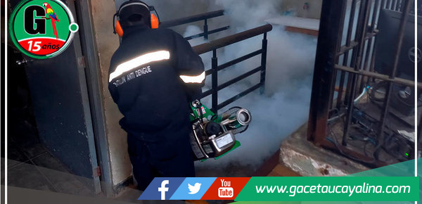 Una vez más fumigan y eliminan criaderos de zancudos  en el Penal de Pucallpa