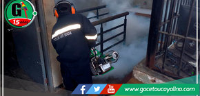 Una vez más fumigan y eliminan criaderos de zancudos  en el Penal de Pucallpa