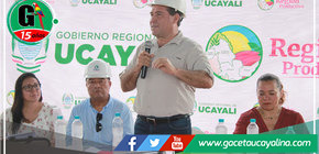 Gobernador anuncia shock de inversiones por más de 500 millones de soles para la región Ucayali 