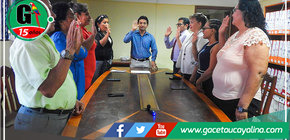 Alcalde de Manantay juramenta comité de organización para la construcción de local de la CIA de bomberos en el distrito