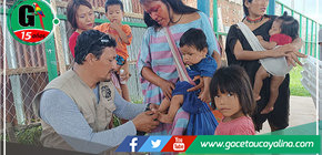 Realizan campaña cívica de corte de cabello a grandes y niños en la localidad de Breu-Yurúa 