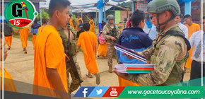 Ejército peruano viene apoyando inicio de clases en el VRAEM 
