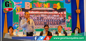 Municipalidad de manantay participó en apertura del año escolar de la I.E. José Abelardo Quiñones 