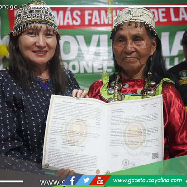 Vecinos del A.H. Bena Jema en Yarinacocha ahora son propietarios de los predios que habitan 