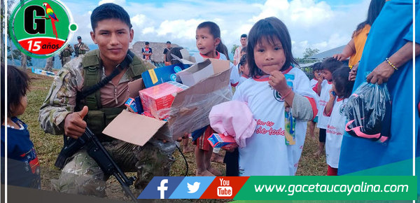 Vraem: Realizan Acción Cívica conjunta en beneficio de la comunidad nativa Parijaro