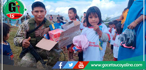 Vraem: Realizan Acción Cívica conjunta en beneficio de la comunidad nativa Parijaro