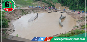 Gobernador regional visitó zonas afectadas por las inundaciones en Padre Abad 