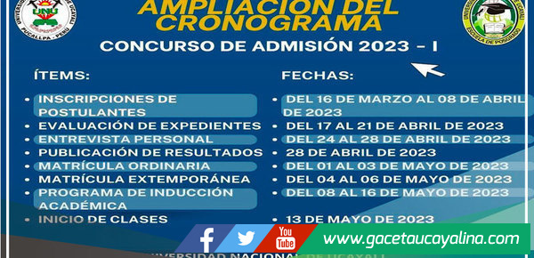 Escuela de Posgrado de la UNU Amplían inscripción de postulantes hasta el 08 de abril 