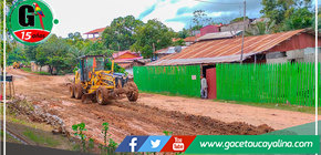 Vecinos de Manantay continúan beneficiándose con arreglo de vías en sus AA.HH. 