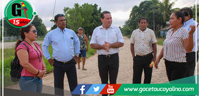 Gobernador y congresista Francis Paredes visitaron II.EE. en Pucallpa
