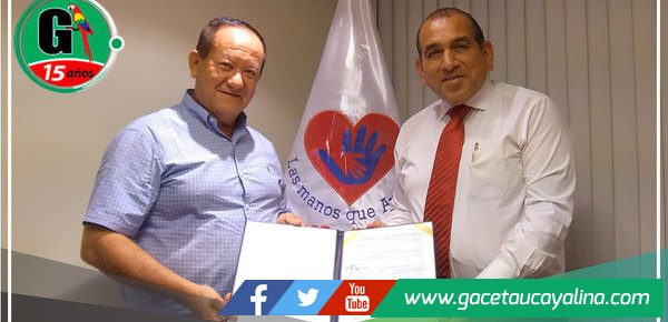 ONG “Las Manos que Ayudan de Corazón” firma convenio marco con municipalidad provincial de Atalaya 