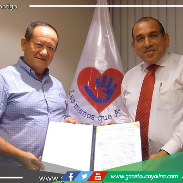 ONG “Las Manos que Ayudan de Corazón” firma convenio marco con municipalidad provincial de Atalaya 