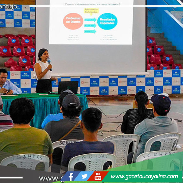 Municipalidad de Manantay realizó taller del Presupuesto Participativo 2024 