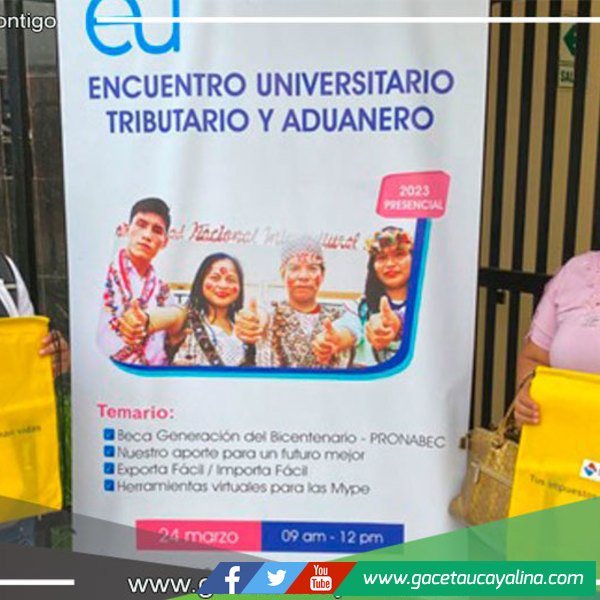 Más de 100 universitarios fueron capacitados en cultura tributaria y aduanera en Pucallpa