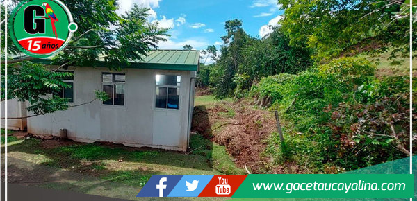 Al menos 80 familias damnificadas por hundimiento de terreno en Pampa Hermosa 