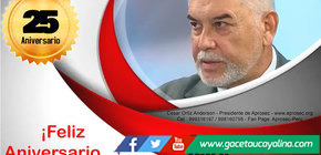 Aprosec cumple 25 años mejorando la Seguridad de todos los Peruanos