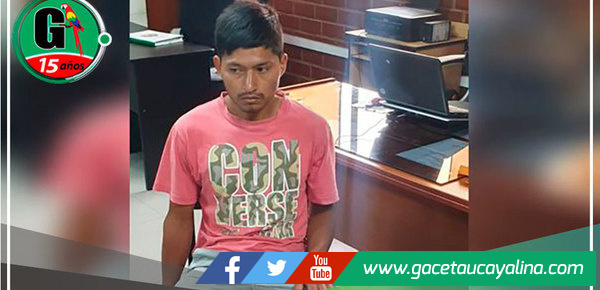 Detienen a Yeison Lucano por agravio a menor de 11 años en Oventeni