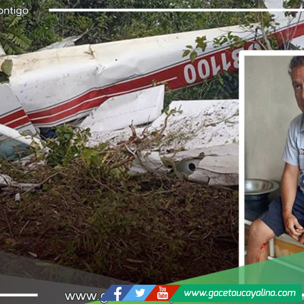 Se despistó avioneta al intentar aterrizar en aeródromo informal en Loreto